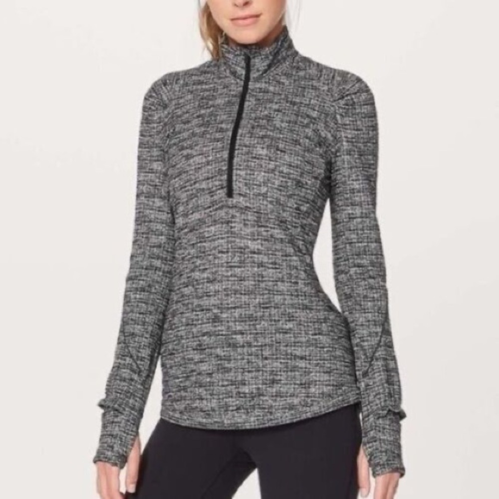 LULULEMON | extra mile quarter zip | size 8